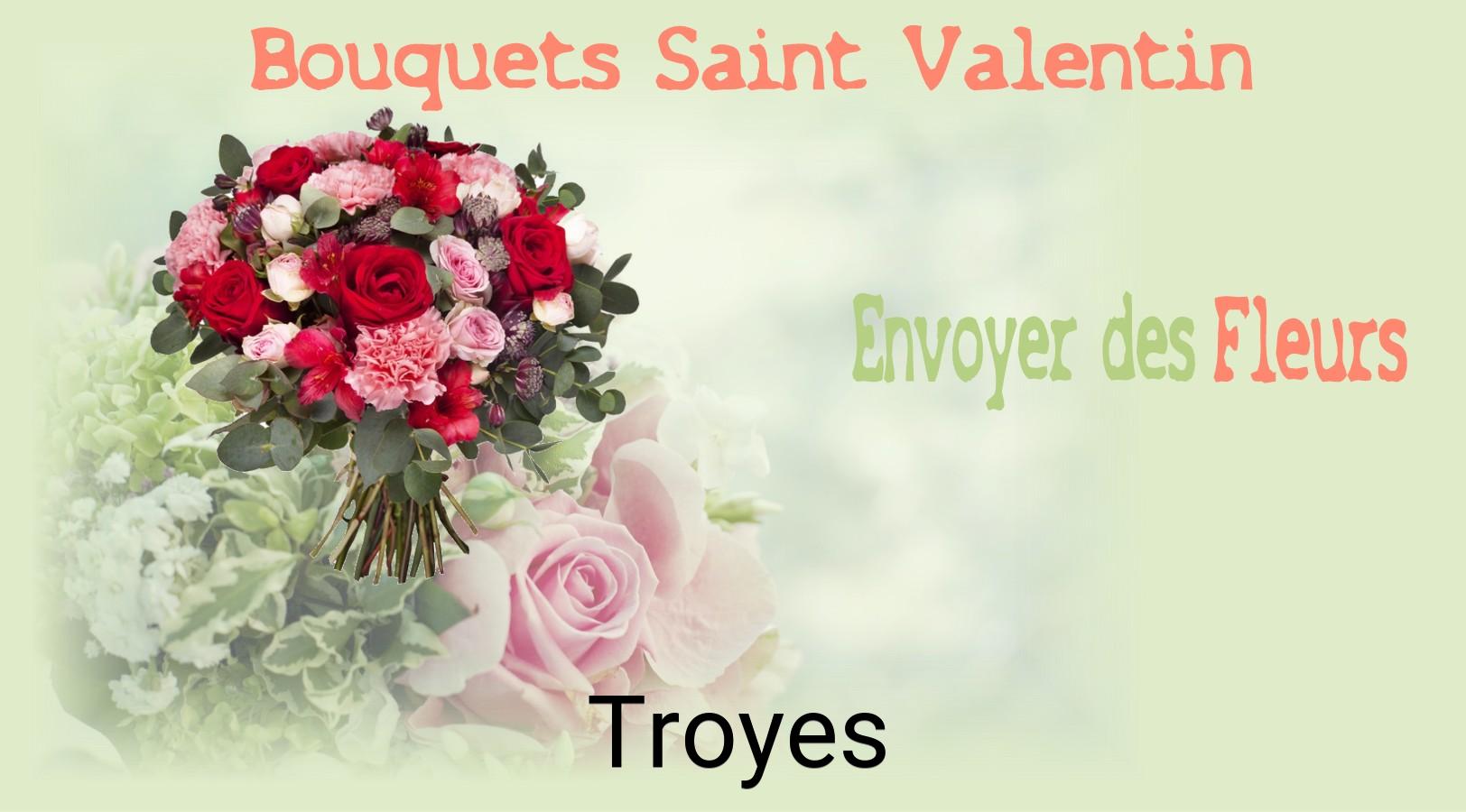 Roses de Saint-Valentin livrées à Troyes